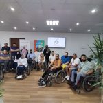 جلسة تدريبية للأشخاص ذوي الاعاقة بمدينة مصراتة