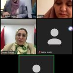 عضو مجلس المفوضية تبحث مع وزيرة شؤون المرأة آليات تحفيز النساء للتسجيل في الانتخابات البلدية