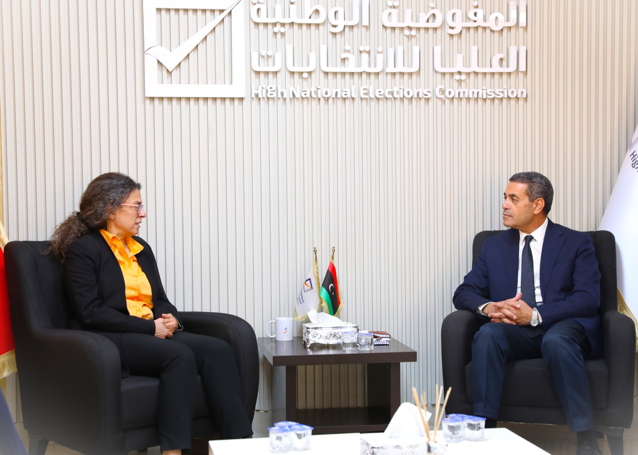 مجلس المفوضية يستقبل نائبة المبعوث الخاص للأمين العام للأمم المتحدة