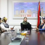 وحدة دعم المرأة تستعرض مع سفيرات التوعية خطة التوعية لمرحلة الاقتراع