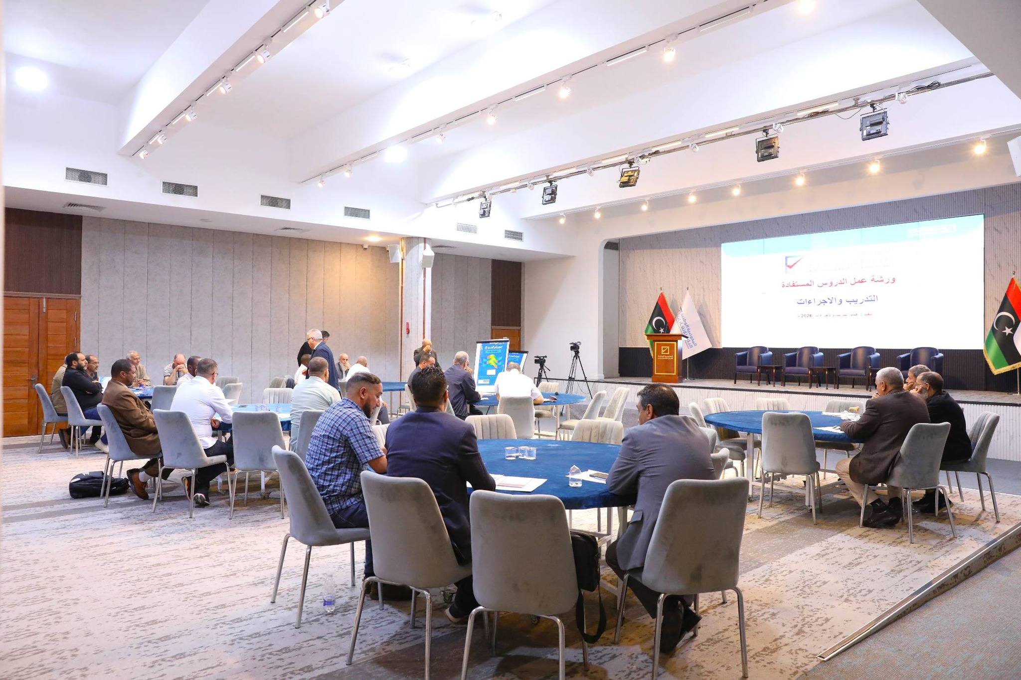 متابعات: لفعاليات اليوم الثاني من ورشة عمل “الدروس المستفادة” لرفع كفاءة منسقي التدريب بمكاتب الإدارة الانتخابية.