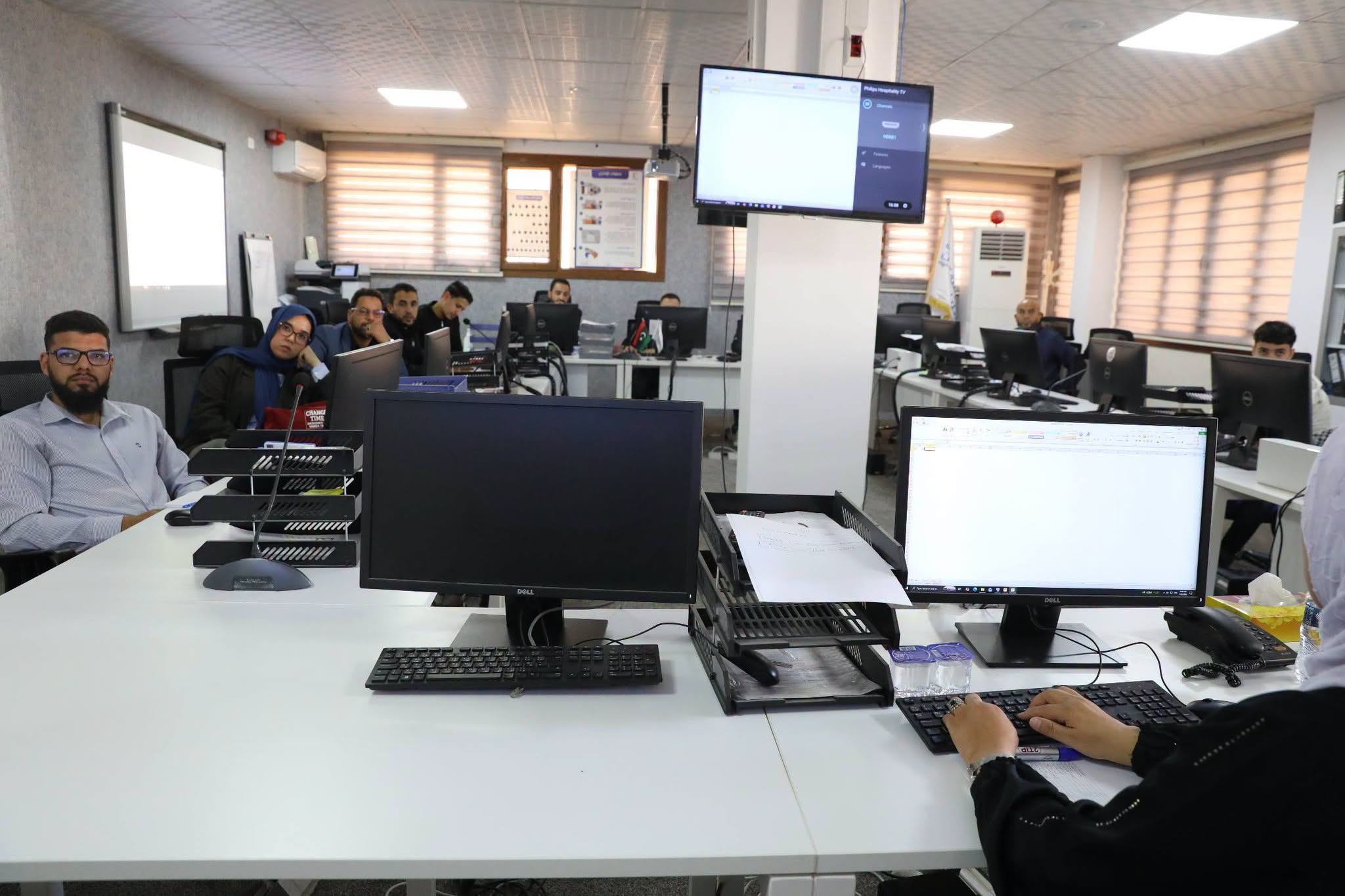 برنامج تدريبي لموظفي المفوضية في مجال الحاسوب