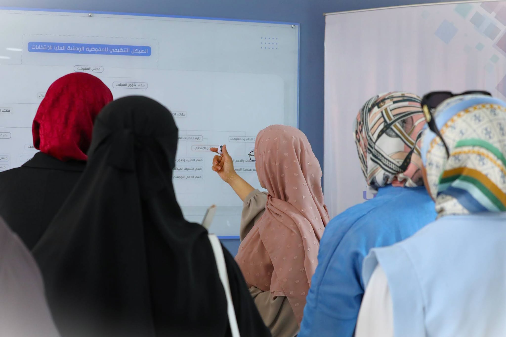 المفوضية تستقبل طلاب الدراسات العليا بكلية القانون – جامعة طرابلس.