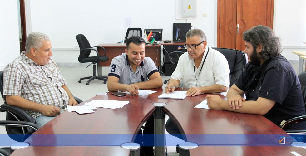 اجتماع بإدارة التوعية مع ممثلي المنتدى الليبي للأشخاص ذوي الإعاقة